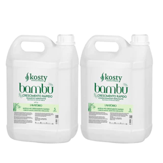 kit shampoo e mascara BAMBU 5L Kosty lavatório de salão profissional