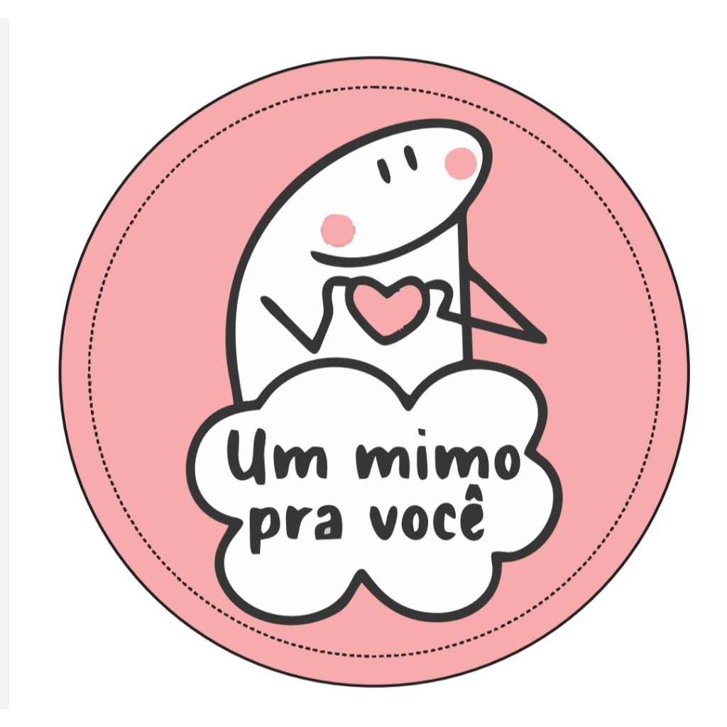 500 Etiquetas Adesivas um mimo para você flork Meme Bento