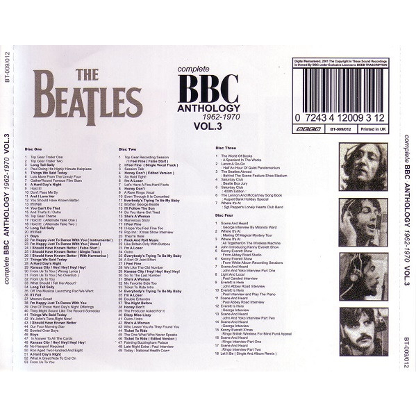 The Beatles Complete BBC Anthology (12 CDs) | Shopee Brasil
