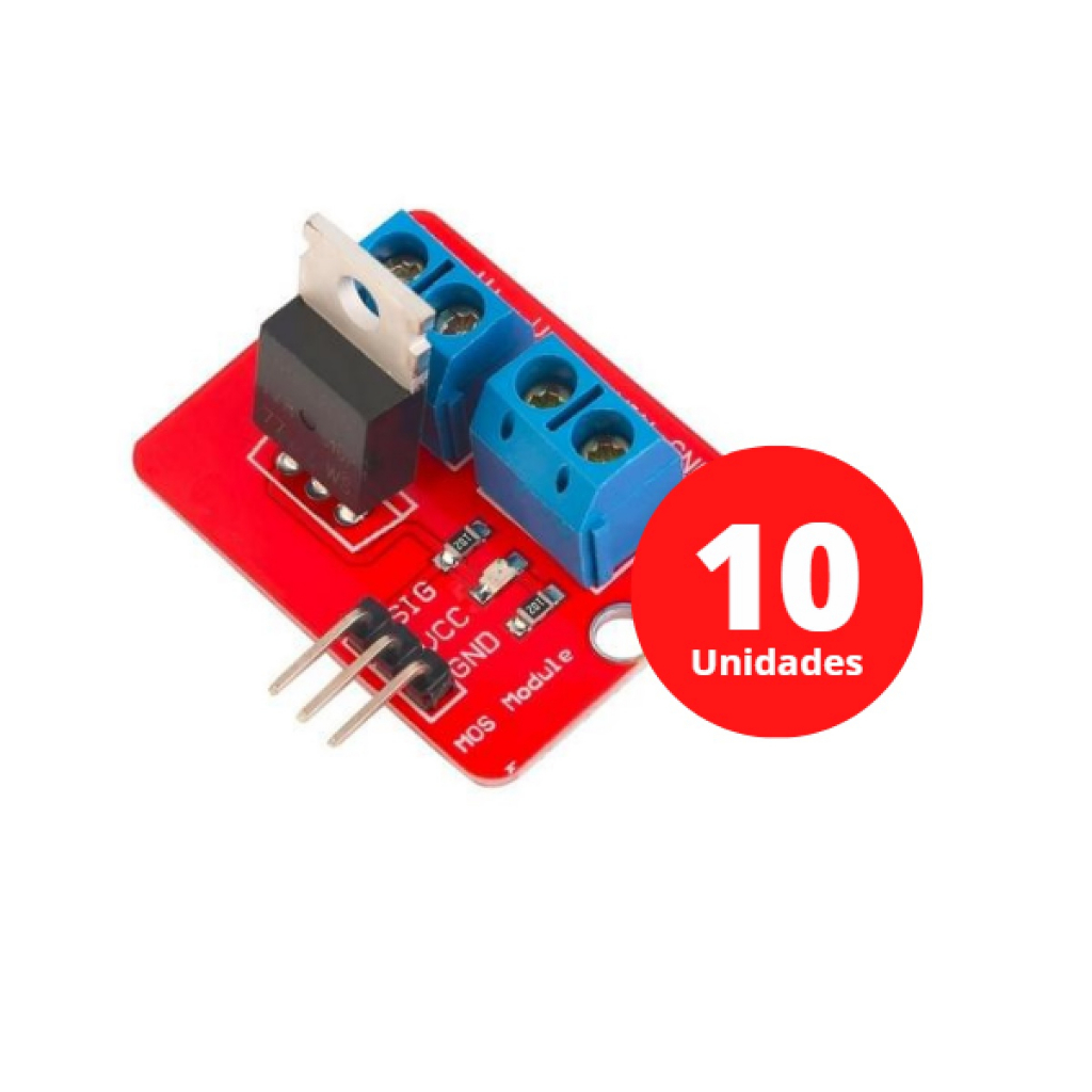 Mosfet Irf520 Modulo Pwm X 10 UNIDADES Para Prototipo Circuito ...