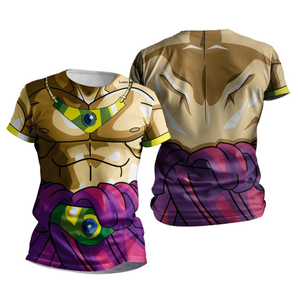 Camisa Camiseta Blusa Anime Dragon Ball Broly Filme