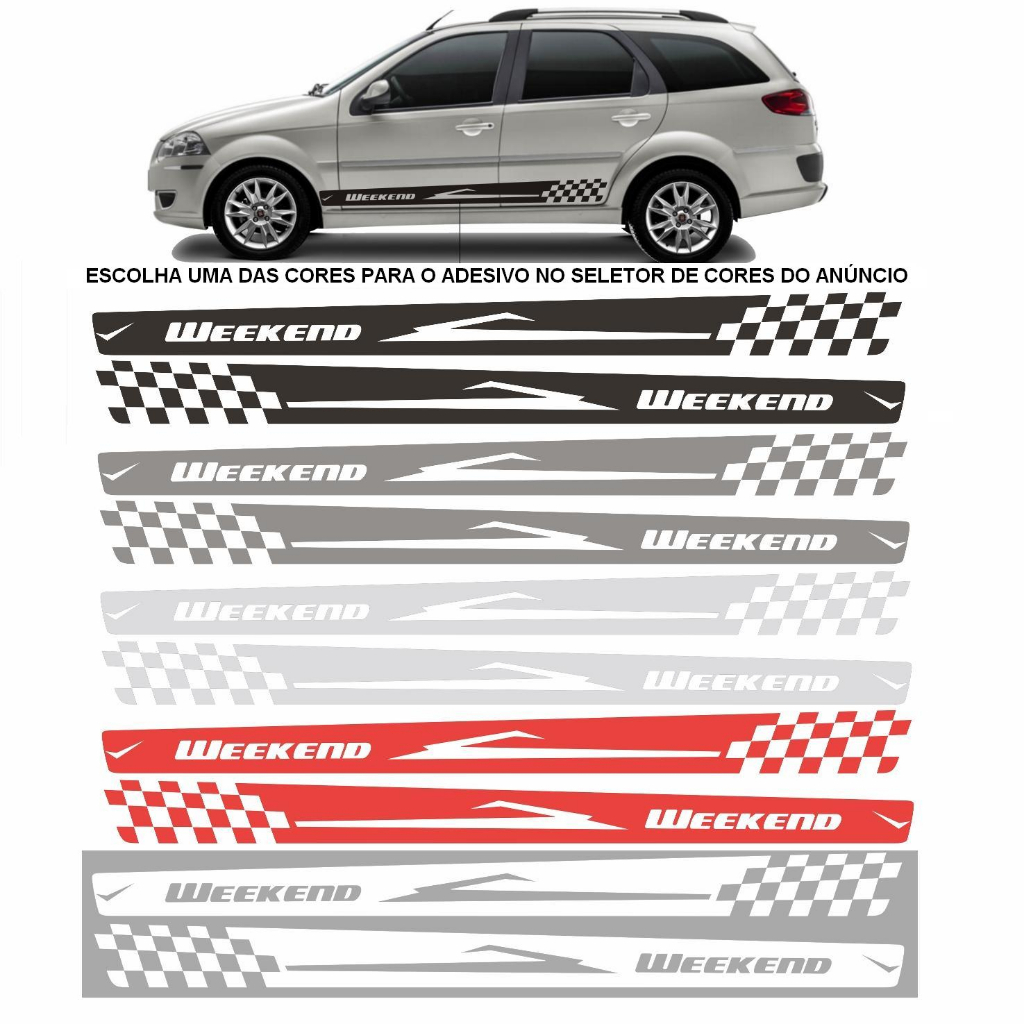 Adesivo Faixa Lateral Para Palio Weekend Adesivos Laterais Tuning Para ...