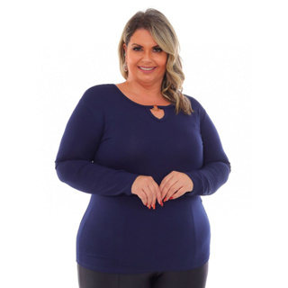 GESMODAS Kit 4 Blusa Blusinha Feminina Plus Size Curve Estampas