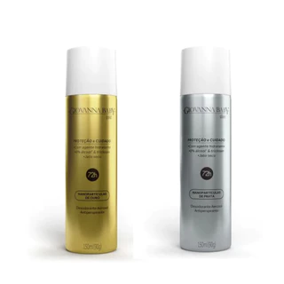 Desodorante Aerosol Antiperspirante Giovanna Baby Gold ou Silver 150ml Unidade
