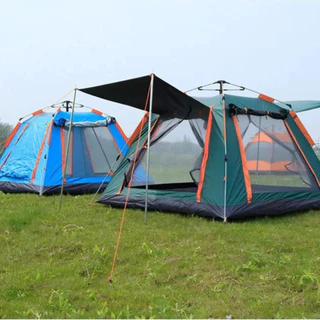 Barraca camping 3-4 pessoas acampamento tenda praia festa campo menor preço em Oferta na Shopee