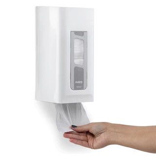 Dispenser Para Papel Higiênico Cai-Cai – Cor Branco / Cor Preto – Street Nobre