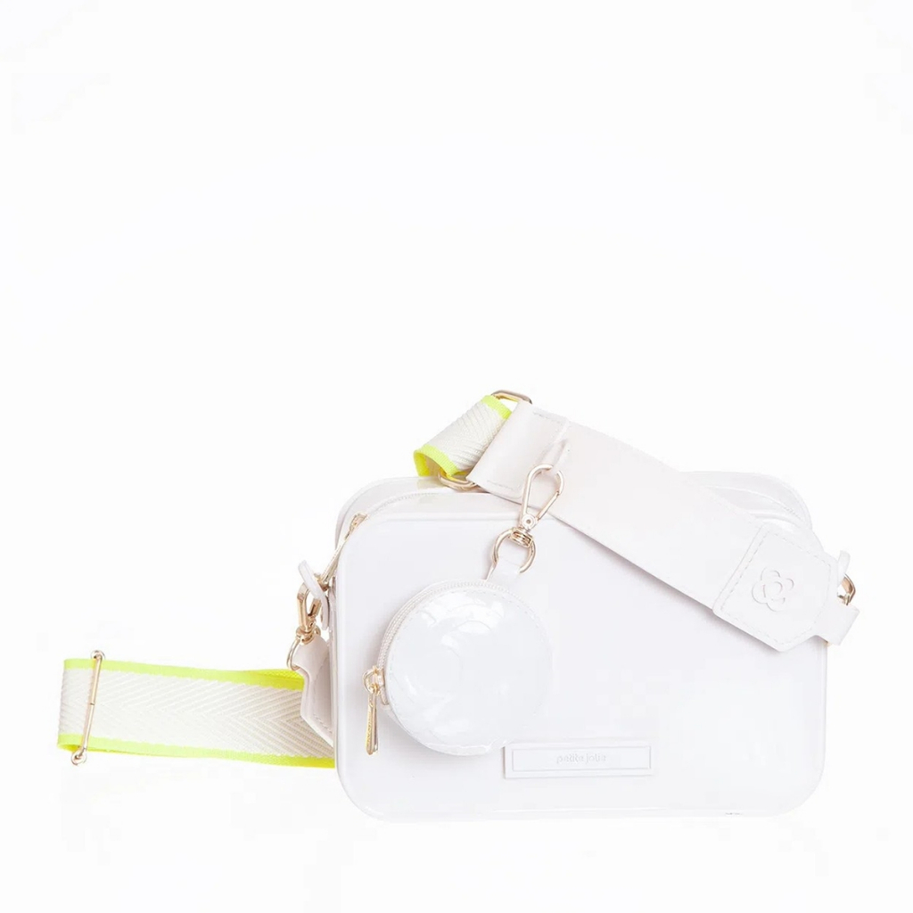 Bolsa Petite Jolie J-lastic Vermelho Hibisco com alça - Loja