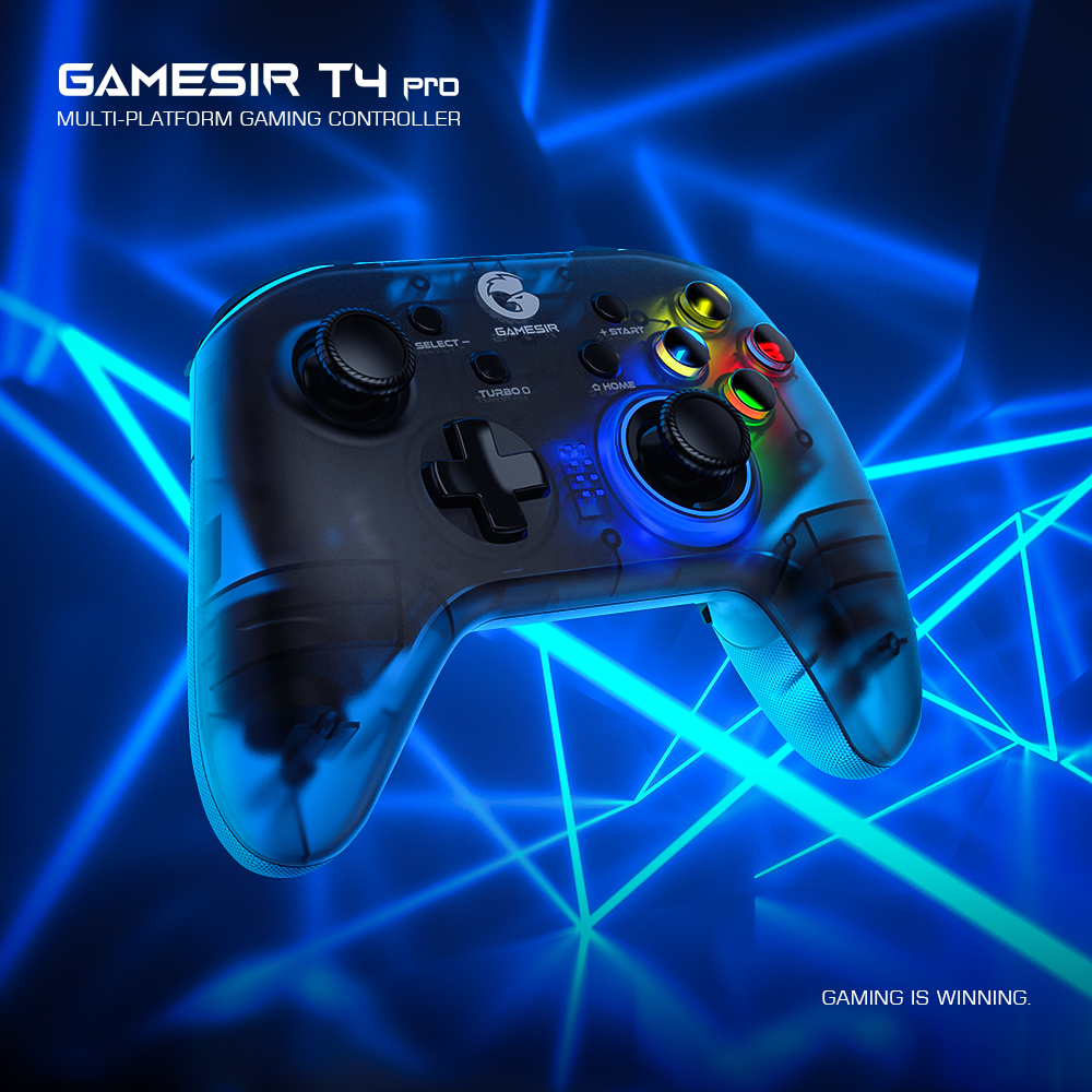 Controle Joystick Gamepad Gamer Sem Fio Bluetooth 2,4 GHz Gamesir T4 PRO