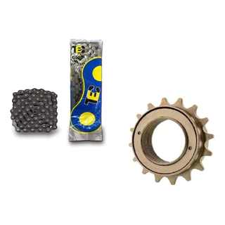 Kit de Bike Aro 16 20 24 26 29 Sem Marcha Catraca 20d Corrente para bike bicicleta