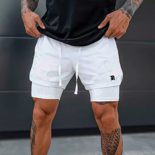 Bermuda Masculina Spartan Fitness Musculação Masculina Forrada