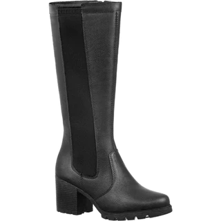 Bota Montaria Feminina Salto Tratorado Cano Longo Conforto em Oferta na Shopee