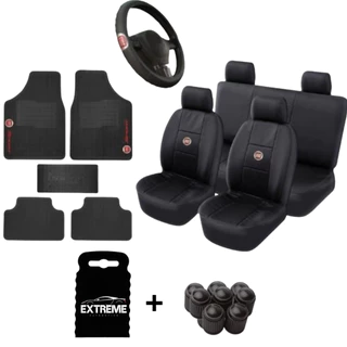 KIT FIAT - Capa de Banco - Tapete - Volante.