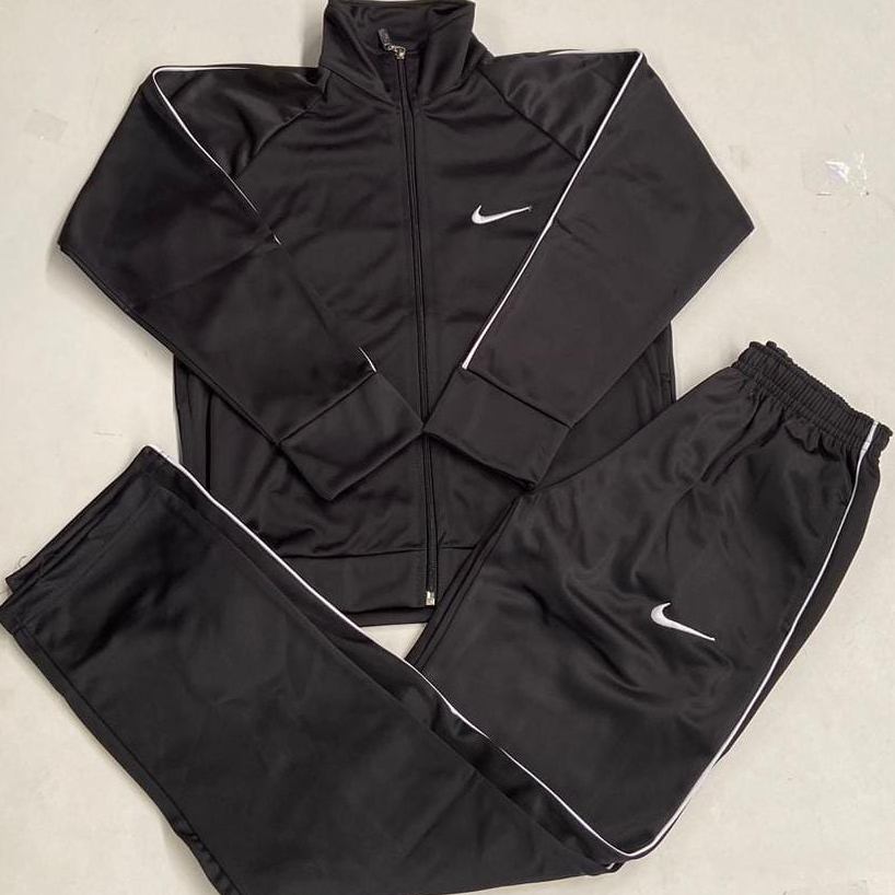 Kit 2 Peças Nike Jaqueta de Frio Masculina + Calça Dri Fit Poliéter ...