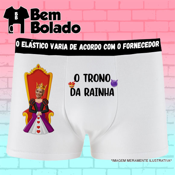 Cueca Personalizada Com Foto E Frase Dia Dos Namorados Presente Criativo Shopee Brasil 7198