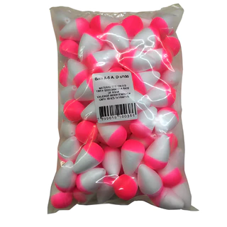 Potencialize sua pesca com a Boia de Isopor Nº0 ao 5 - Pacote com 100 Unidades