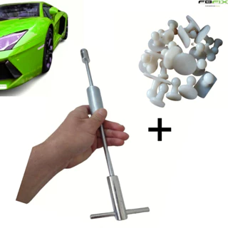 Kit Martelinho de Ouro - Mini Repuxadeira com peso + 28 Ventosas + cola