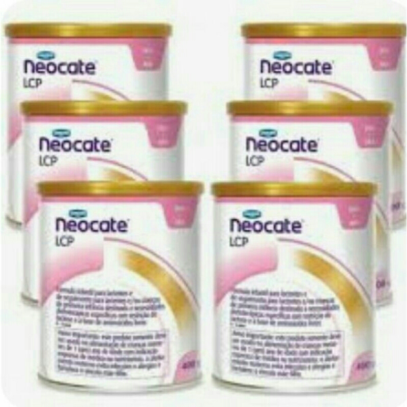 Kit com 5 latas de neocate lcp 400g | Shopee Brasil