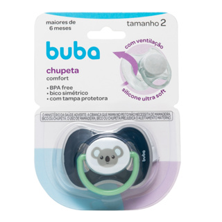 Chupeta Comfort Ultra Soft Buba Tam 2 Azul 6+ meses 12665 - E-Baby