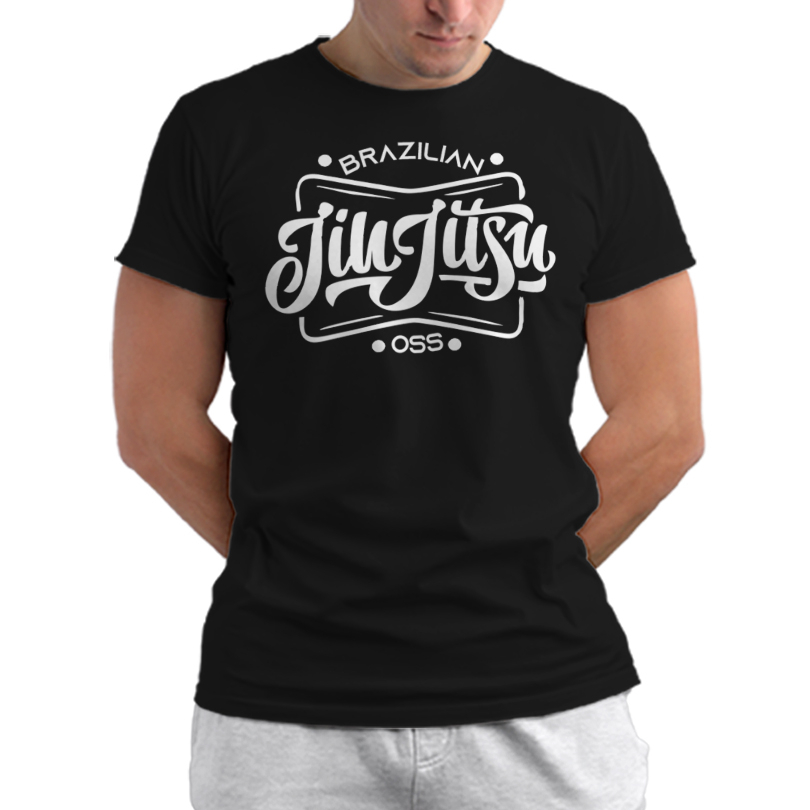 Cheap Bjj Mma Mens Brazilian Jujitsu Tshirt Women Men O-Neck Modal Tee - Foto 9