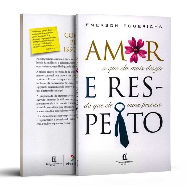 livro amor e respeito capa brochura de emerson eggerichs | Shopee Brasil