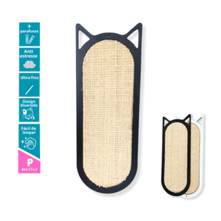 Arranhador de parede afiador para gatos MODERNO com juta de sisal