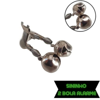 Kit 04 Sininhos Com 02 Bolas Alarme Fisgada Para Vara Max Pescas Pesca Pesqueiro Rios Lagos