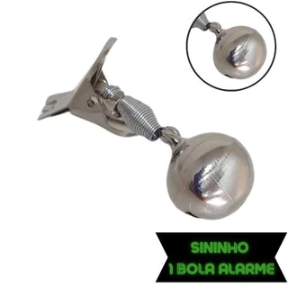 Kit 04 Sininhos Com 01 Bola Alarme Fisgada Para Vara Max Pescas Pesca Pesqueiro Rios Lagos