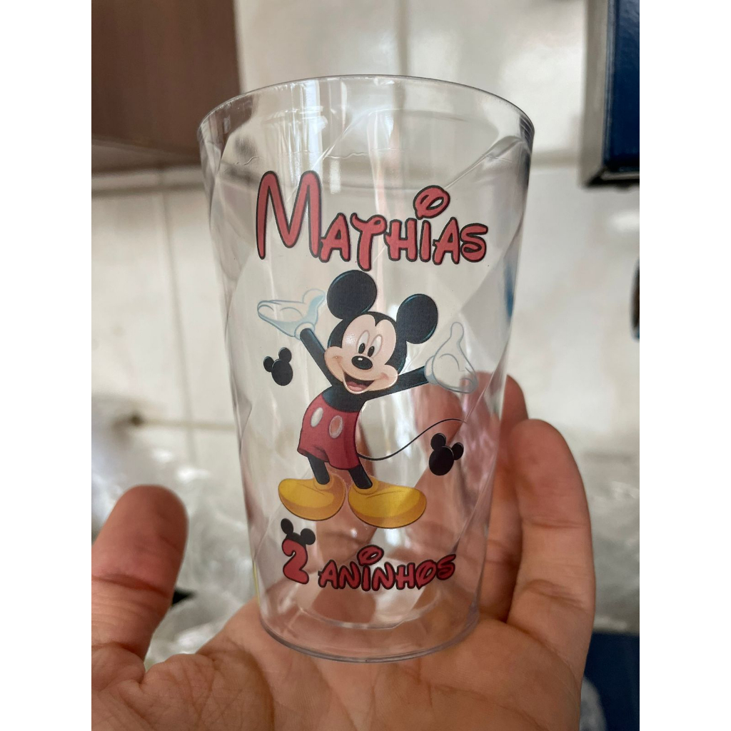 Kit 40 Copos Twister 300ml - Personalizado