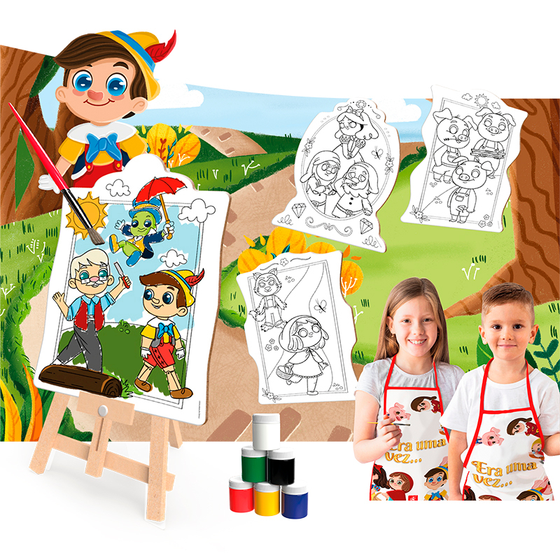 Kit de Pintura Pintando o Sete - Brincadeira de Criança