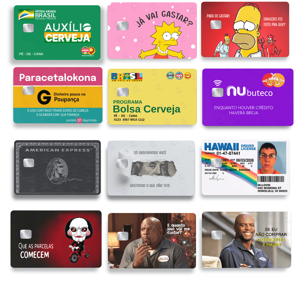 Kit Adesivos Para Cartão de Crédito - Película para Cartões | Shopee Brasil