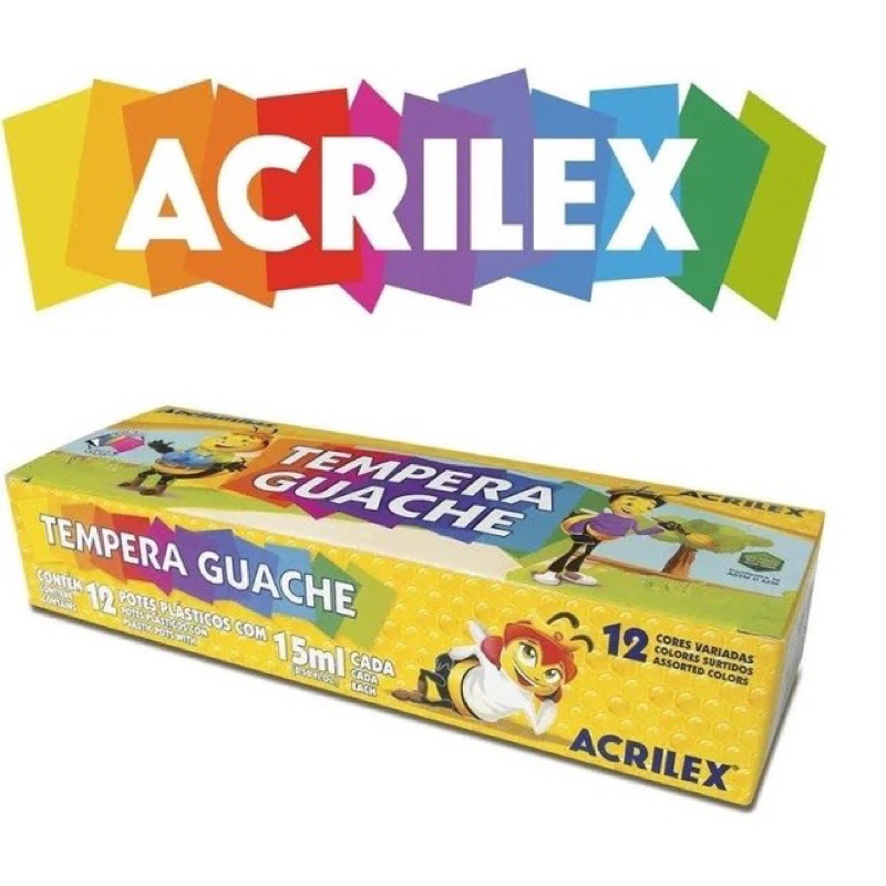 tinta-tempera-guache-6-cores-18ml-atoxico-acrilex-3-anos