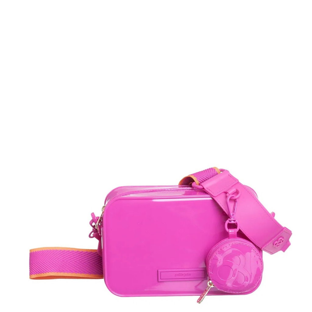 Bolsa Petite Jolie J-lastic Vermelho Hibisco com alça - Loja