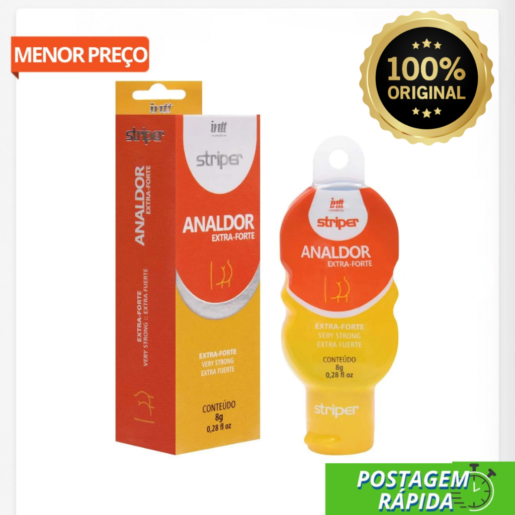 Dessensibilizante Anal Extra Forte Striper Analdor Original Intt 8g Shopee Brasil 5448
