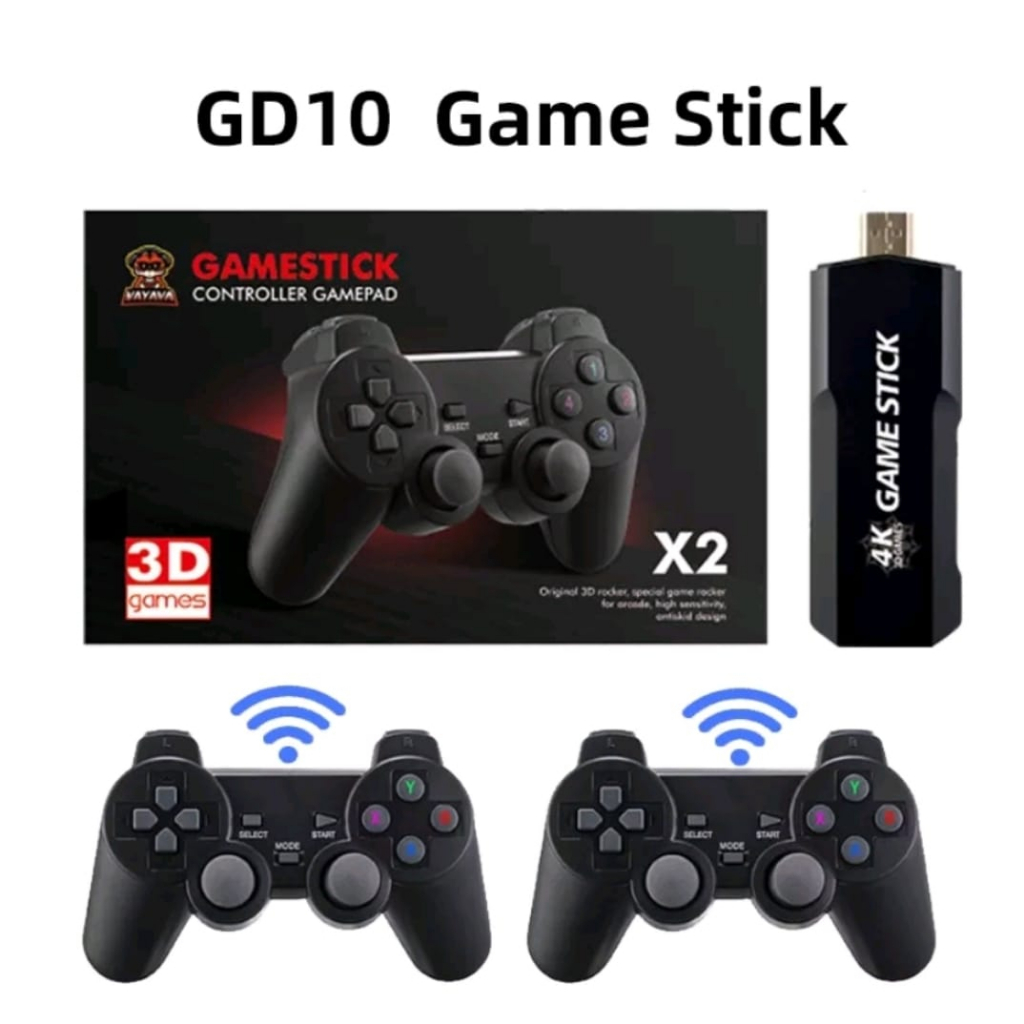Game Stick GD10 X2 Plus 128 GB Personalizado - Retro Game do Jr