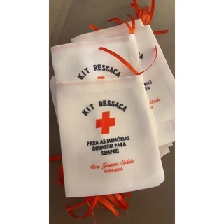 SAQUINHO PARA KIT RESSACA PERSONALIZADO - 18CMX14CM