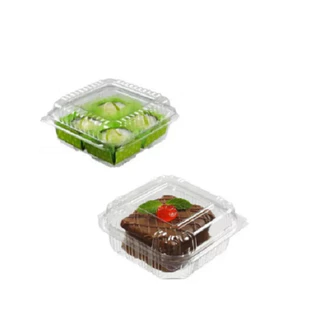 200 Embalagens Para Doce Brigadeiro Bolo de Pote Quadrada PF 641