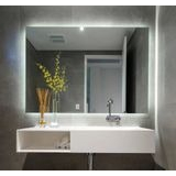 Espelho ( Grande ) para banheiro / lavabo/ Retangular com Led a bateria ou bivolt