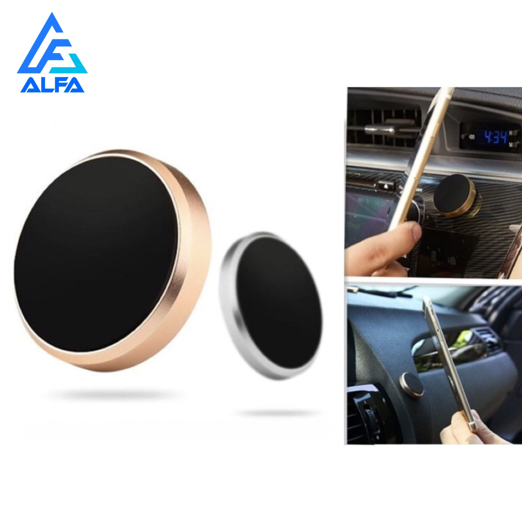 Suporte Celular Magnético Imã Automotivo Veicular Carro 360°