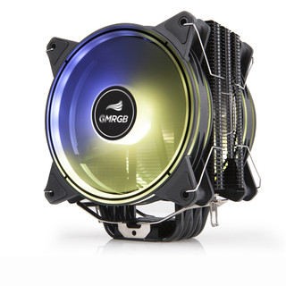 GMRGB tubo de calor 6 cooler do processador 4 pinos pwm rgb pc ...