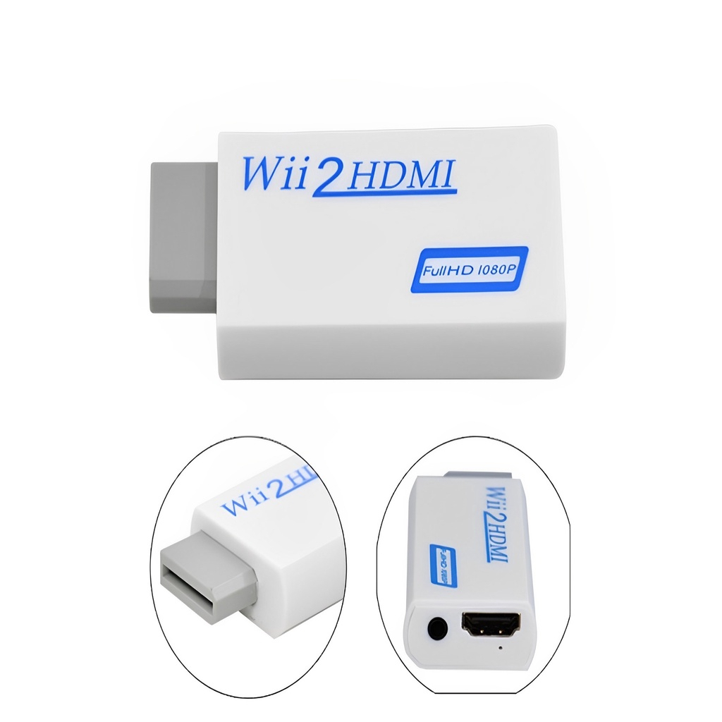 Adattatore Wii2HDMI – Convertitore Da Wii A TV In Full HD 1080P, Cavo Video E Audio