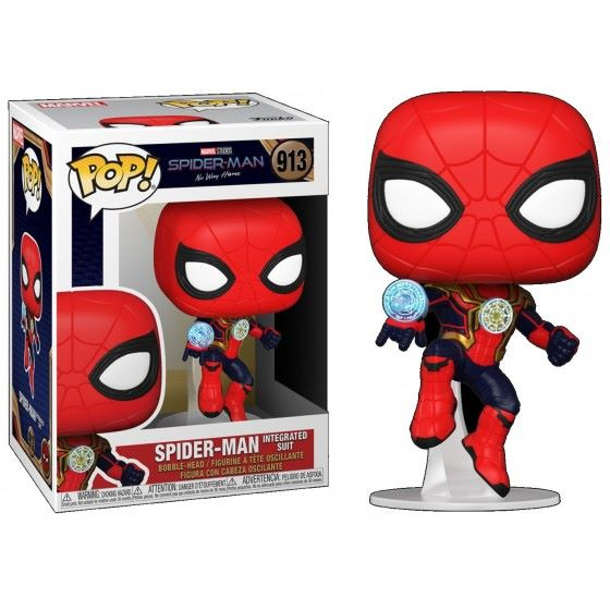 FUNKO POP SPIDER-MAN 913 INTEGRATED SUIT MARVEL STUDIOS HOMEM ARANHA NO ...