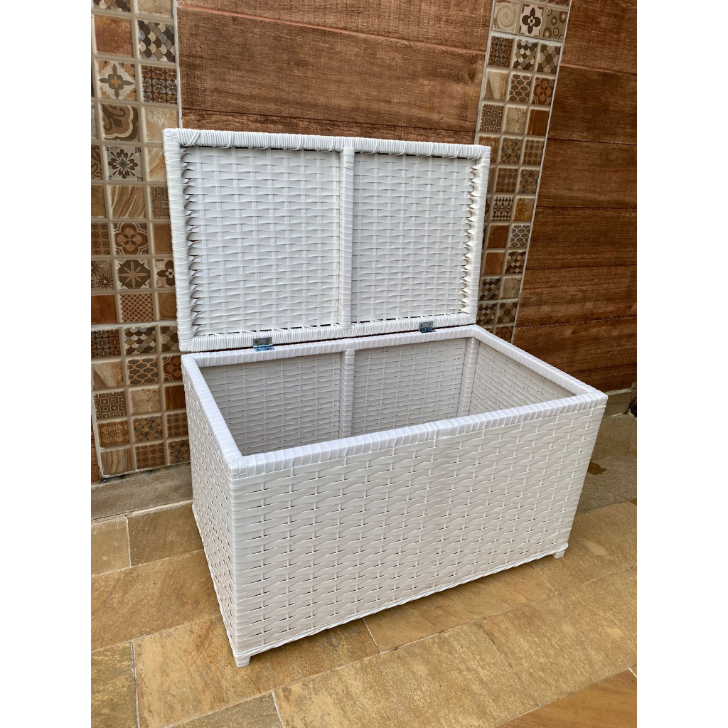 Baú Para Brinquedos Organizadora 100 Litros 70x40x40 com porta cadeado ...