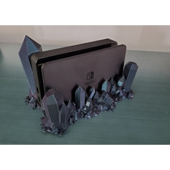 Base cristais para dock nintendo switch impressão 3d