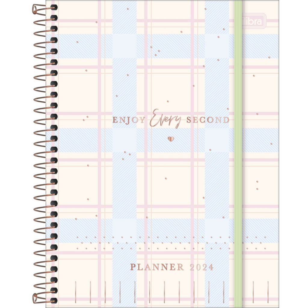 Planner Soho 2024 Espiral M7 90g Tilibra Shopee Brasil