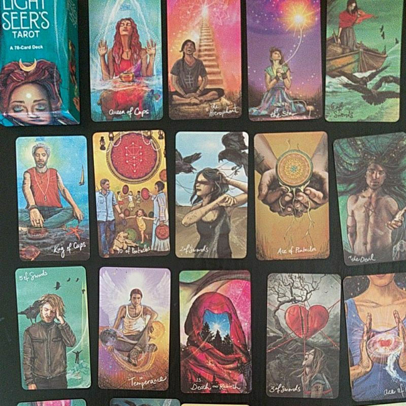 Tarot Baralho 78 Cartas Videntes Do Futuro Arcanos Maiores E Menores