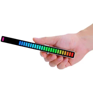 Music Lights Barra De Led Rítmica Captação bar carro gamer Recarregável