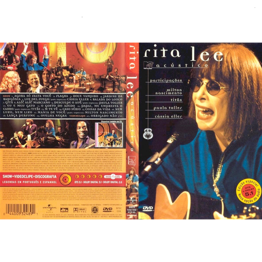 Rita Lee - Acústico Mtv 000000000000000000 | Shopee Brasil