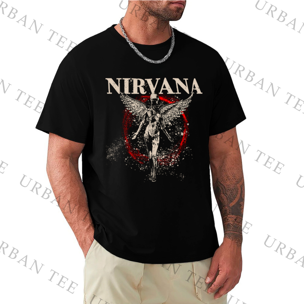 Camiseta Camisa Algodao Nirvana Rock N Roll Sound In Utero Camiseta Camisa Algodao Nirvana Rock N Roll Sound In Utero