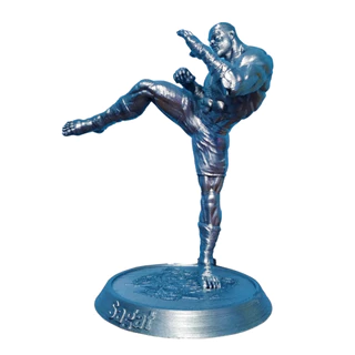 Escultura Sagat 15 Cm - Street Fighter - Impressão 3d
