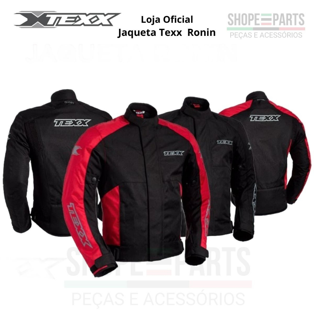 Jaqueta Motociclista Texx Ronin X11 Masculina Impermeável Motoqueiro Com Proteção